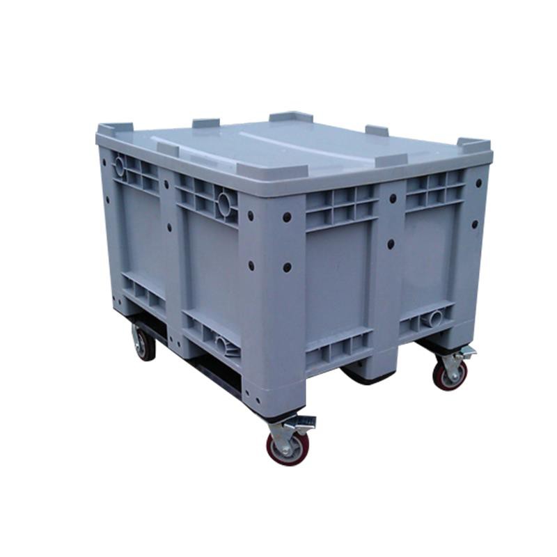 Heavy Duty HDPE Plastic Pallet Box - Stackable & Durable Bulk Container