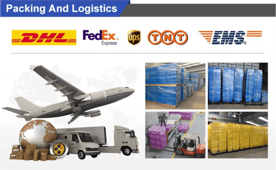 Durable HDPE Wheeled Collapsible Auto Parts Pallet Container