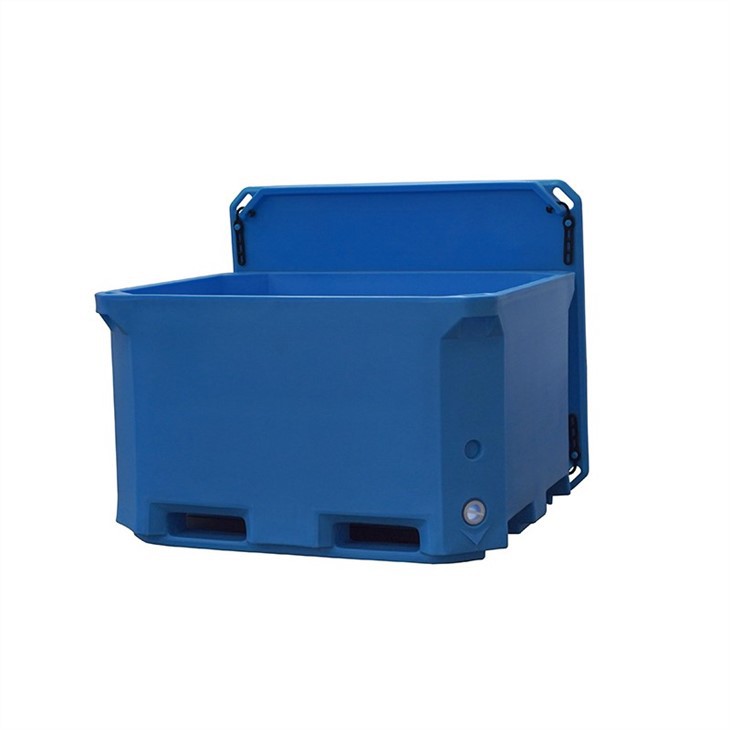 Heavy-Duty HDPE Insulated Fish Storage Box - Stackable & Durable image 2