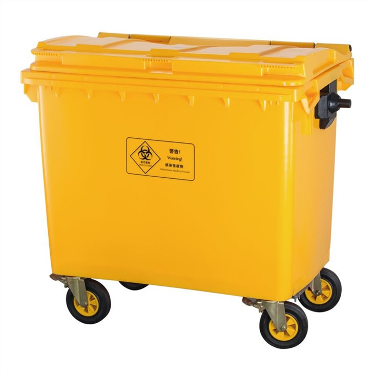 HDPE Mobile Garbage Bin | Durable, Stackable Waste Containers image 2