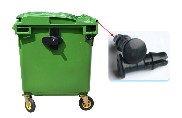 HDPE Mobile Garbage Bin | Durable, Stackable Waste Containers