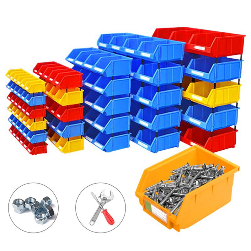 Durable Stackable Plastic Parts Picking Bins for Warehouse