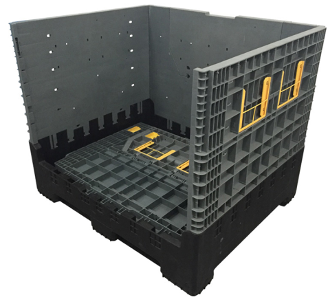 Heavy-Duty HDPE Stackable Plastic Bulk Containers for Logistics