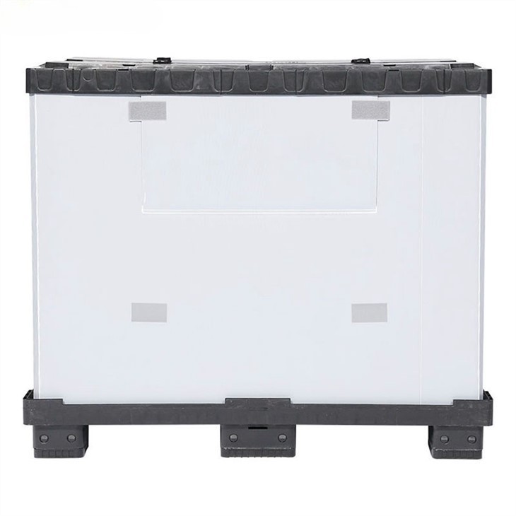 Durable HDPE Collapsible Plastic Gaylord Box with Lid image 4