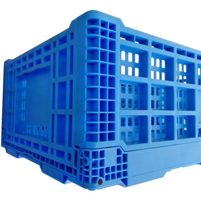 Durable Foldable HDPE Plastic Storage Box for Logistics