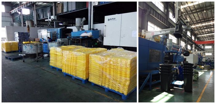 Quality Assurance Durable HDPE Nestable Plastic Moving Box with Lid - 172L
