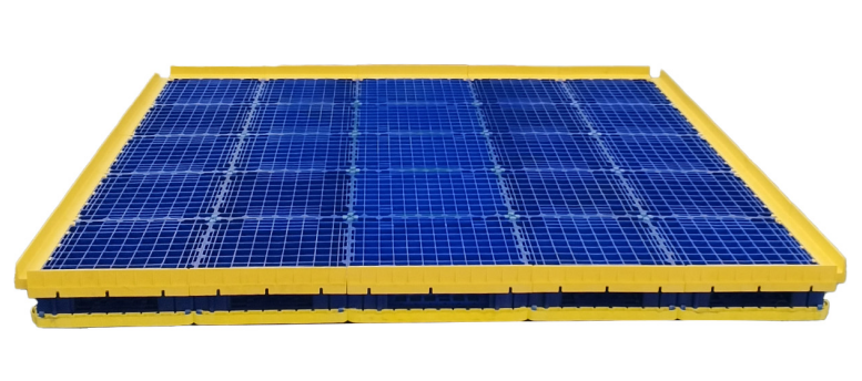 Heavy Duty Modular Plastic Pallet - 4-Way Stackable & Durable