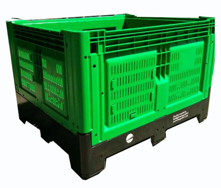 Durable Stackable HDPE Plastic Fruit Pallet Crate