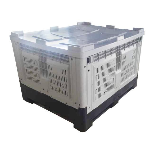 Durable HDPE Agricultural Plastic Pallet Container - Stackable image 3