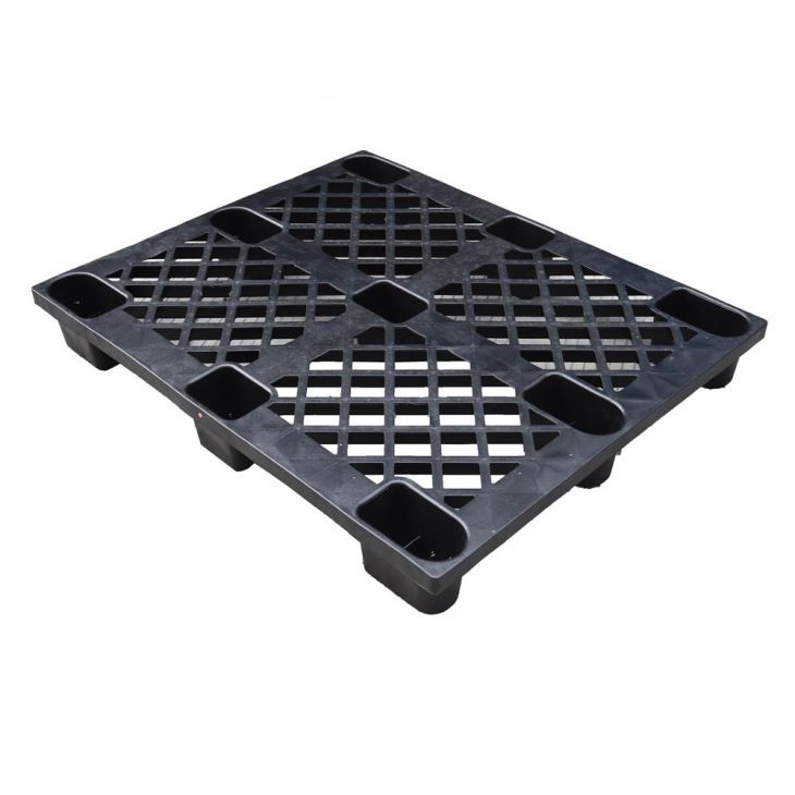 Durable Nine-Foot Stackable HDPE Plastic Pallet for Logistics image 3