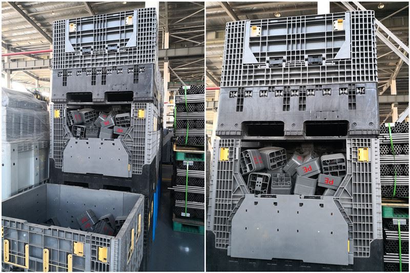 Heavy Duty Plastic Pallet Boxes with Lids | Stackable HDPE Storage