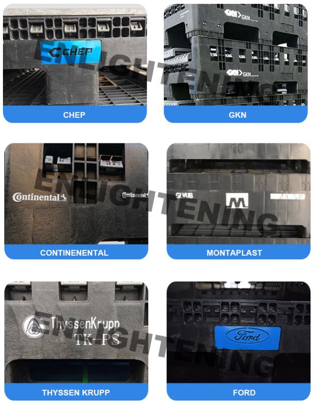 Heavy-Duty HDPE Collapsible Plastic Pallet Boxes for Logistics