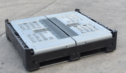 Logistics HDPE Plastic Storage Solutions Durable Stackable HDPE Large Plastic Storage Containers