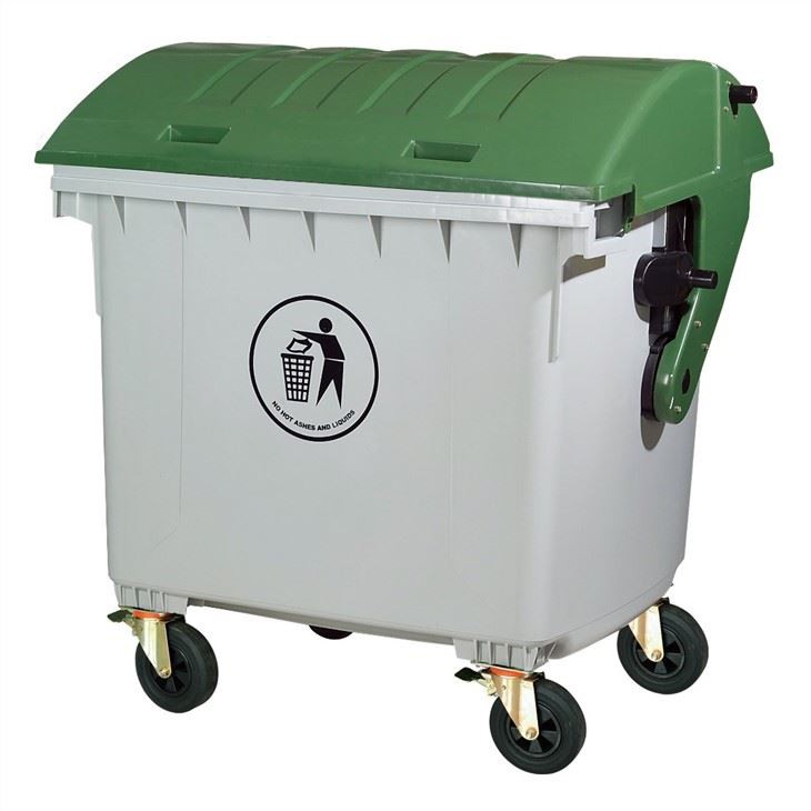Heavy-Duty 1200L HDPE Stackable Waste Container