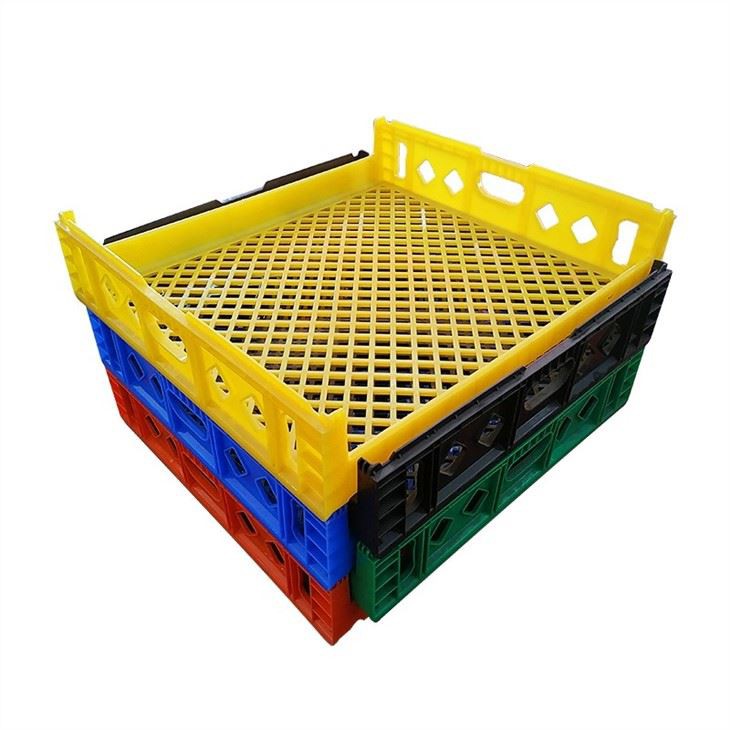 Blue HDPE Bakery Bread Tray - Stackable, Durable, Food-Grade image 2