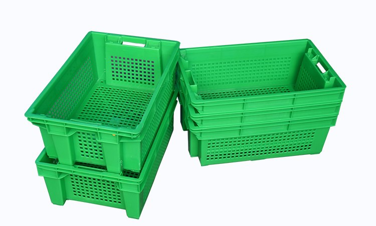 HDPE Plastic Crate Durable HDPE Nestable & Stackable Vegetable Crate for Logistics