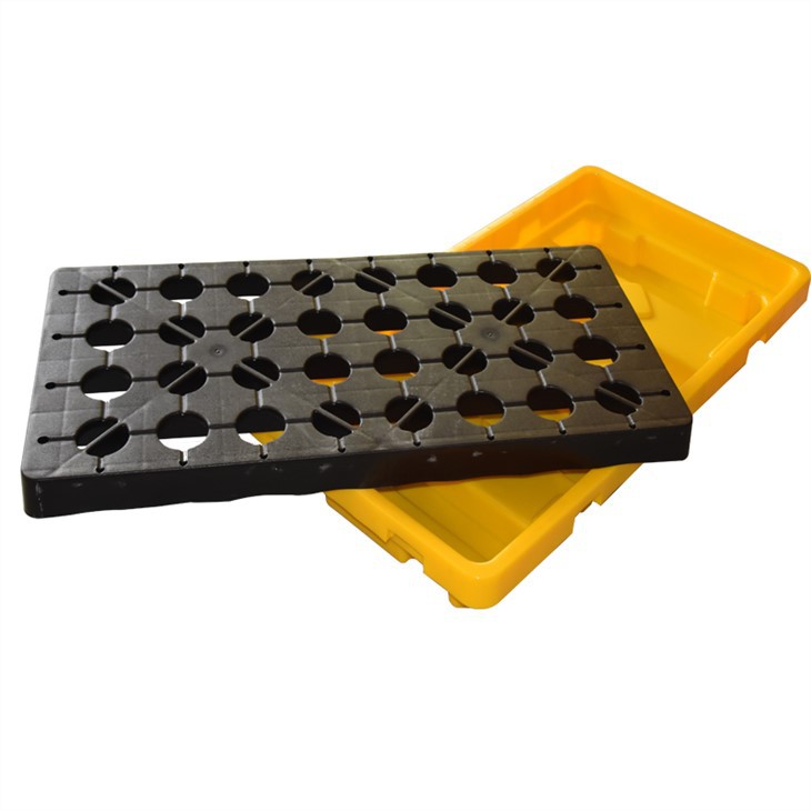 HDPE Spill Control Pallet for 2 Drums | Durable & Stackable