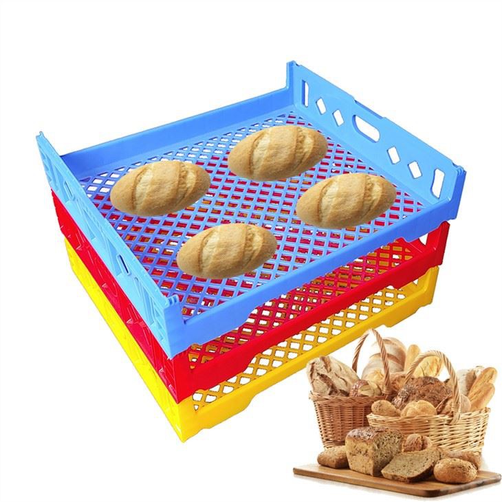 HDPE Stackable Bread Tray | Durable Plastic Bakery Container