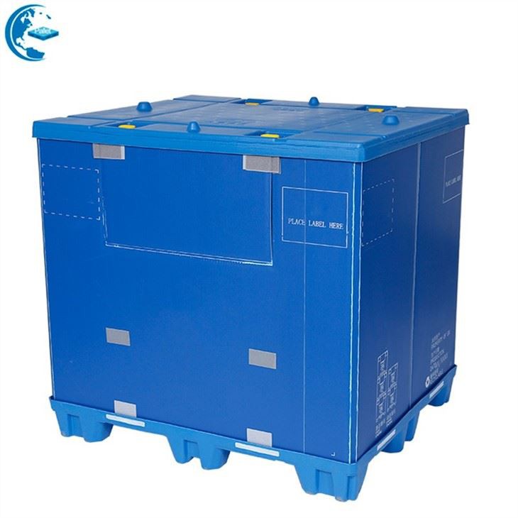 Foldable CE Certified Plastic Euro Pallet 1200x800mm image 3
