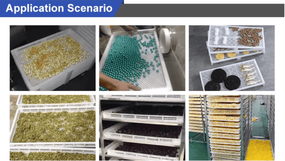 Durable Stackable HDPE Seafood/Fruit Drying Tray Wholesale