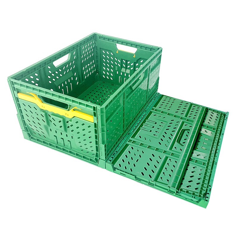 Durable Foldable Plastic Crates for Produce Storage & Transport