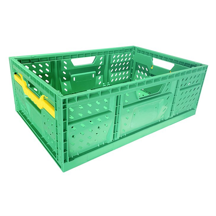 Durable Foldable Plastic Crates for Produce Storage & Transport image 3