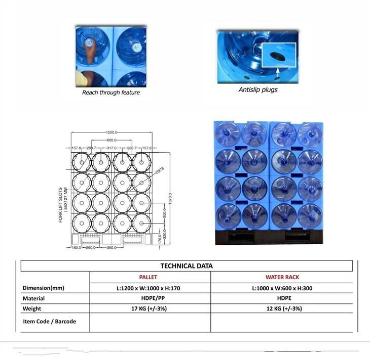 Premium HDPE Stackable Bottle Racks Supplier Australia image 3