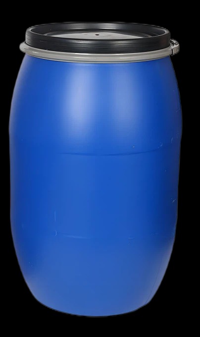 Durable HDPE 55 Gallon Blue Plastic Drum for Industrial Use
