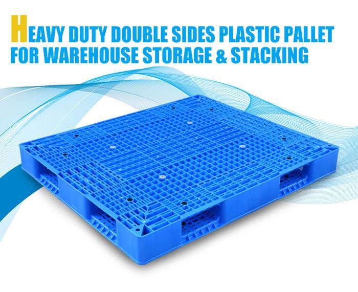 Heavy-Duty Double Deck HDPE Plastic Pallet for Logistics image 5
