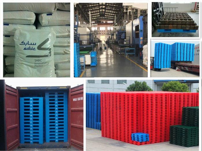 Durable HDPE Plastic Pallet for Secure Flour Storage