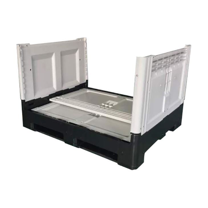 Heavy Duty HDPE Folding Crate - Stackable Pallet Container image 5
