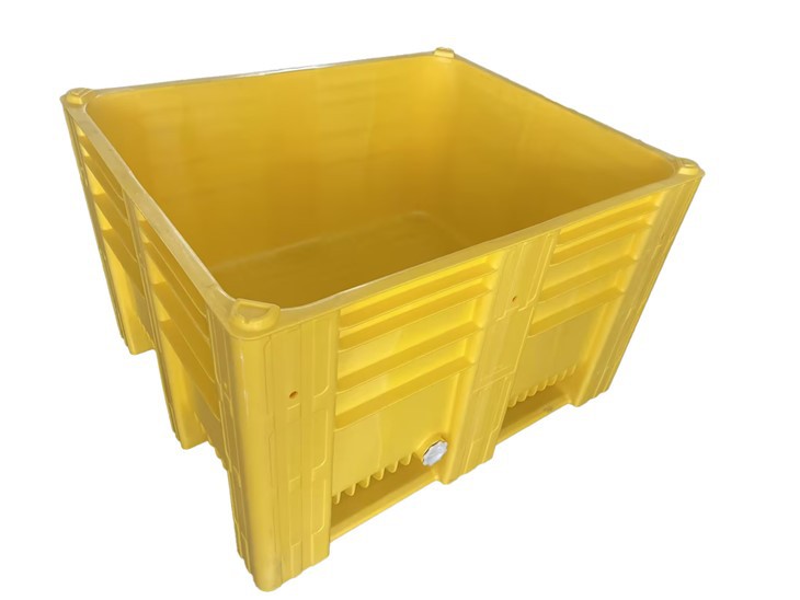 Heavy-Duty HDPE Stackable Plastic Pallet Box with Runners