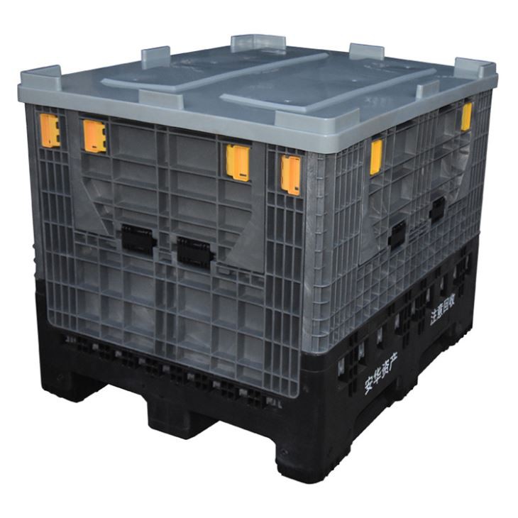 Durable HDPE Collapsible Large Plastic Pallet Container