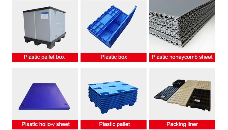 Auto Parts Storage Plastic Pallet Bulk Container - Durable & Stackable