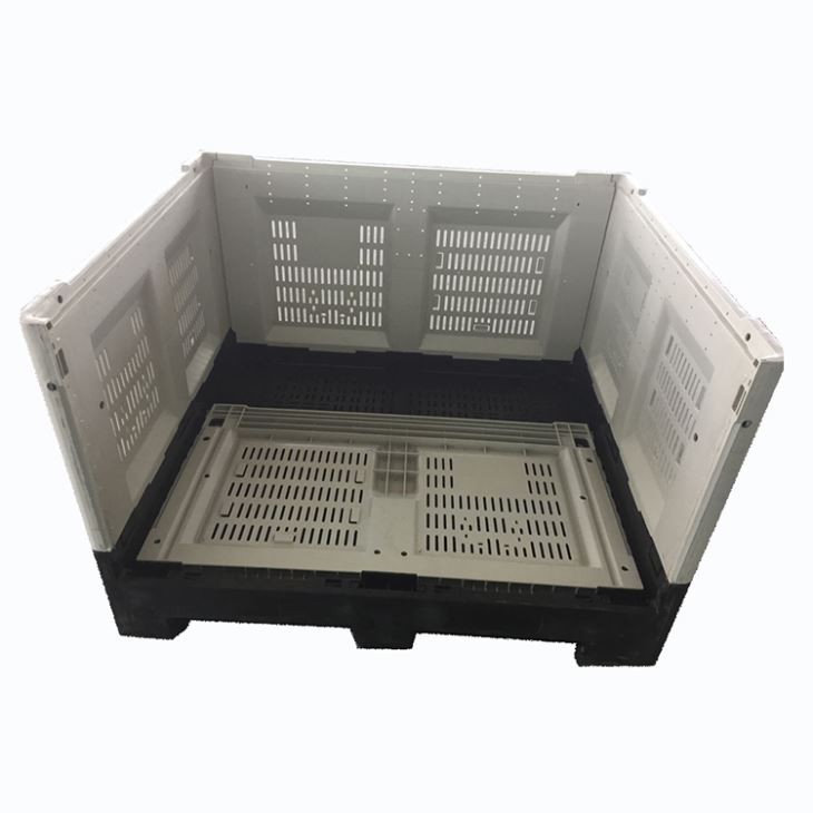 Heavy-Duty HDPE Plastic Fruit Storage Container with Stackable Design