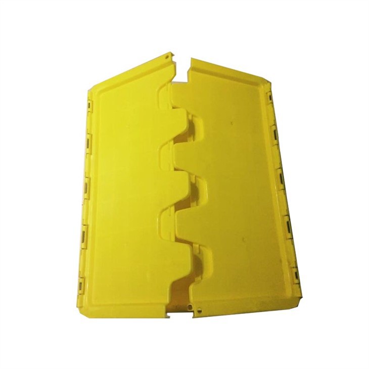 Durable HDPE Stackable Distribution Container with Hinged Lid image 3