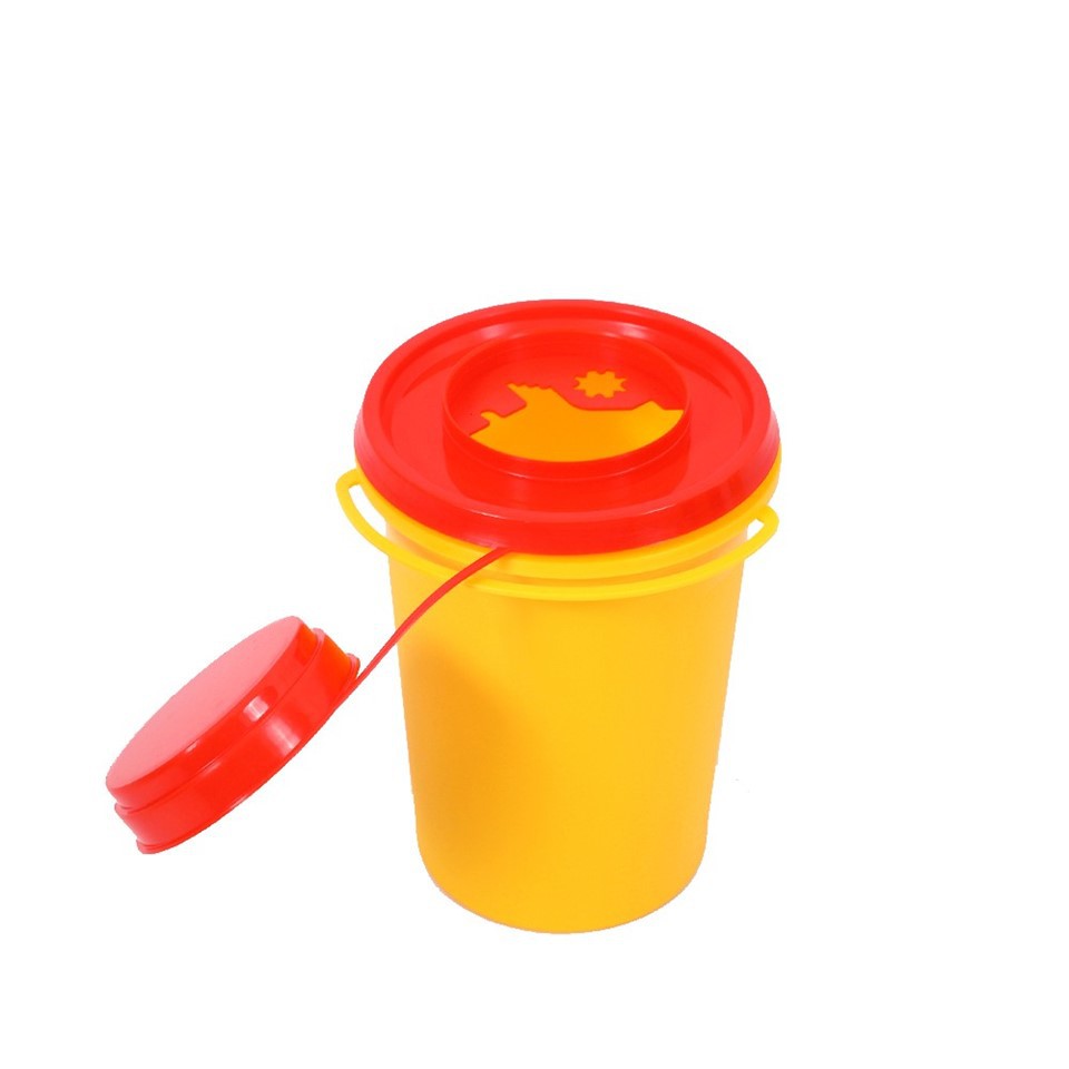 High-Quality HDPE Stackable Sharps Disposal Containers image 2