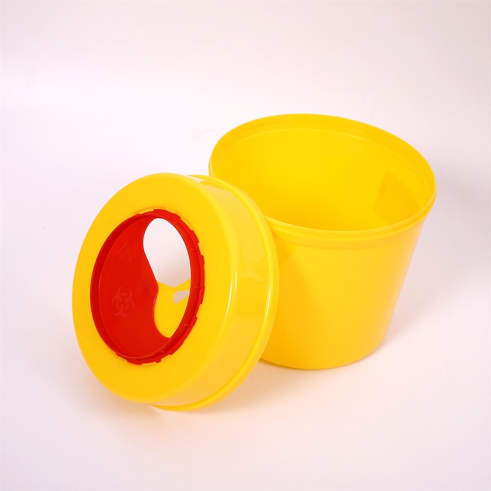 High-Quality HDPE Stackable Sharps Disposal Containers image 4
