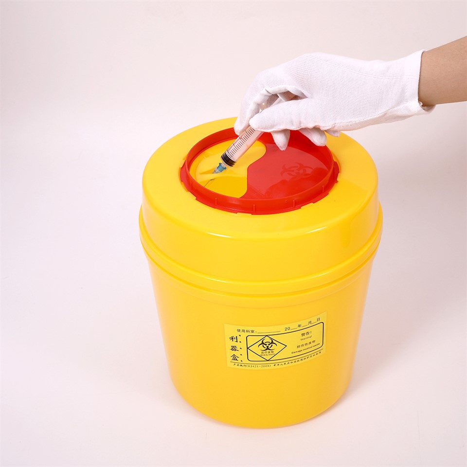 High-Quality HDPE Stackable Sharps Disposal Containers