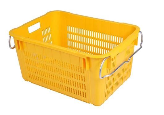 Stackable HDPE Plastic Fruit & Vegetable Crates for Logistics
