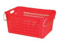 Stackable HDPE Plastic Fruit & Vegetable Crates for Logistics