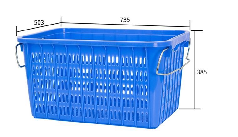 Stackable HDPE Plastic Fruit & Vegetable Crates for Logistics
