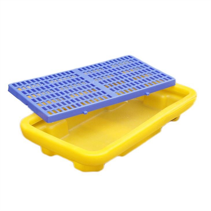 Durable Stackable HDPE Lab Spill Tray - 50L Capacity