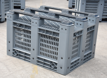 Heavy-Duty Large Mesh Plastic Pallet Box for Logistics