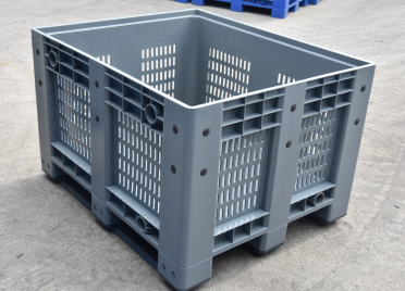 Heavy-Duty Large Mesh Plastic Pallet Box for Logistics