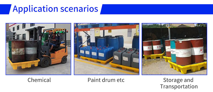 Spill Containment for Bulk Containers Durable HDPE Double IBC Spill Containment Pallet