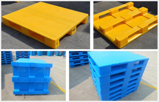 Euro Size Plastic Pallet Durable HDPE Euro Plastic Pallet 1200x800mm with Anti-Slip