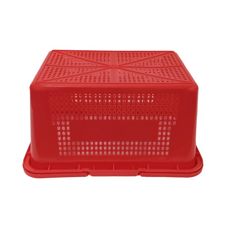 Durable Plastic Shopping Baskets with Handles for Retail image 3