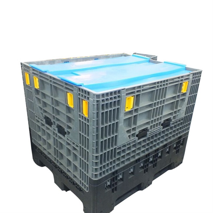 Durable HDPE Stackable Pallet Box for Efficient Logistics image 2