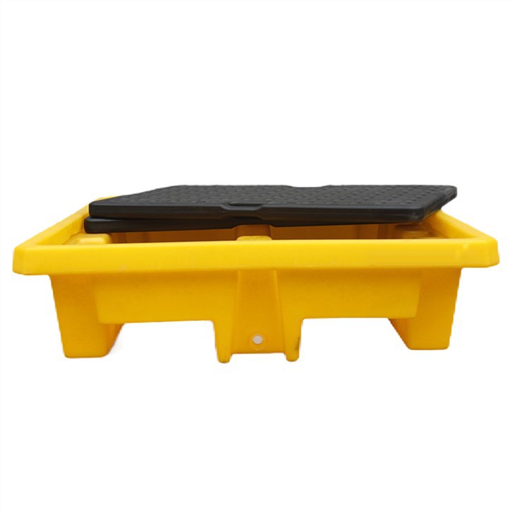 Durable HDPE 4-Drum Spill Pallet with Stackable Design
